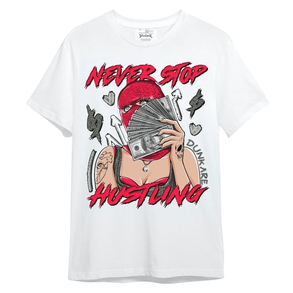 Shirt To Match Retro Fire Red 3s - Hustling Unque Unisex Shirt