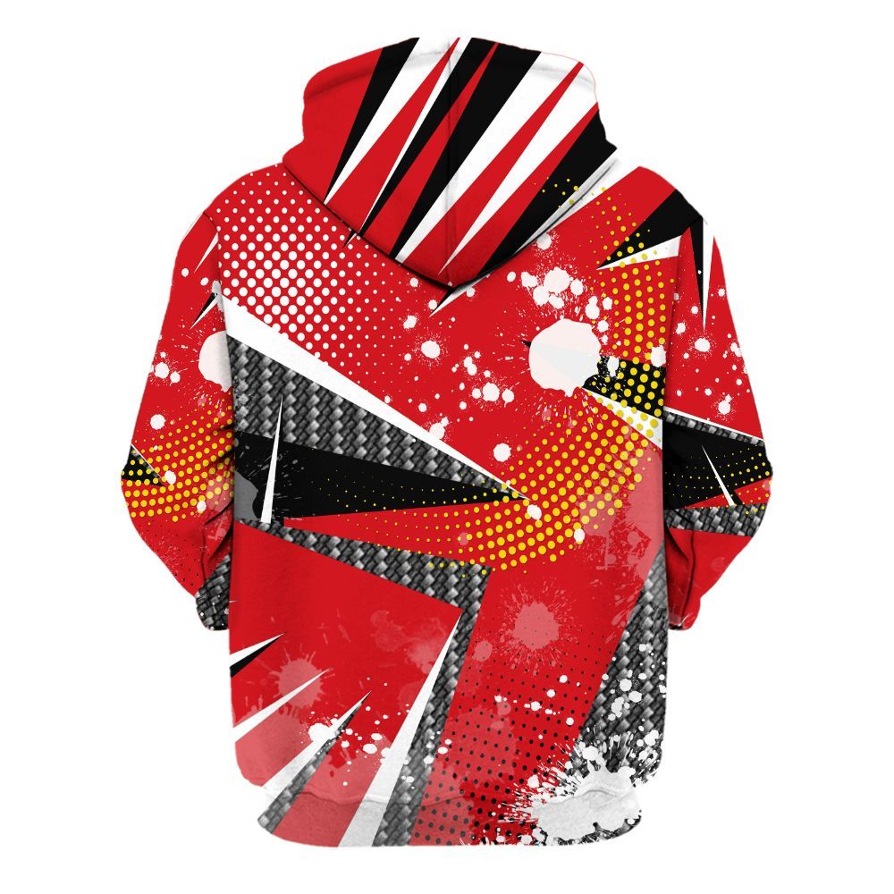 Hoodie To Match Ferrari 14s - Trust No One Dripping All Over Print