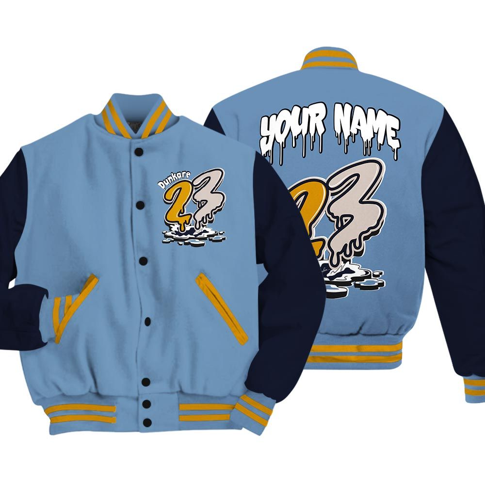 Varsity Jacket To Match High OG First In Flight 1s - Custom Name 23 Drip Varsity Jacket Outfit 1305 HDT