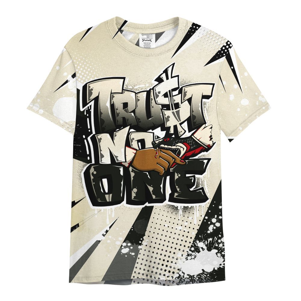 Shirt To Match Retro Low OG Nitro 1s - Poly Trust No One Dripping All Over Print