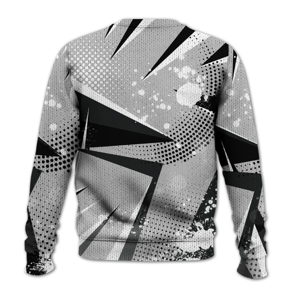 Knitted Sweater To Match Low 85 Metallic Black 1s - Poly Trust No One Dripping