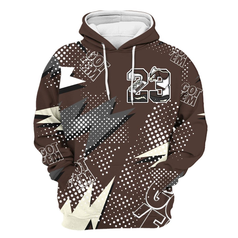 Hoodie To Match SoleFly Cafecito 12s - Custom Name Number 23 5s All Over Print