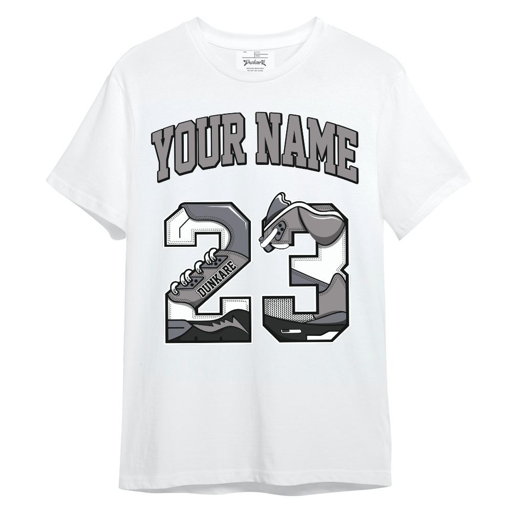Shirt To Match Cool Grey 11s - Custom Name Number 23 5s Unisex Shirt