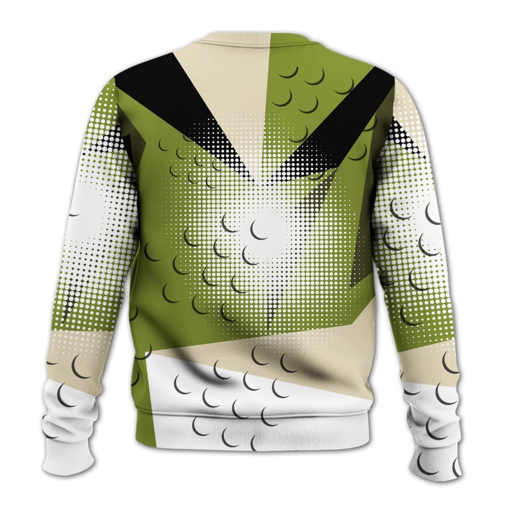 Sweatshirt To Match SB Dunk Low Asparagus - Poly Custom Name Number 23 5s All Over Print