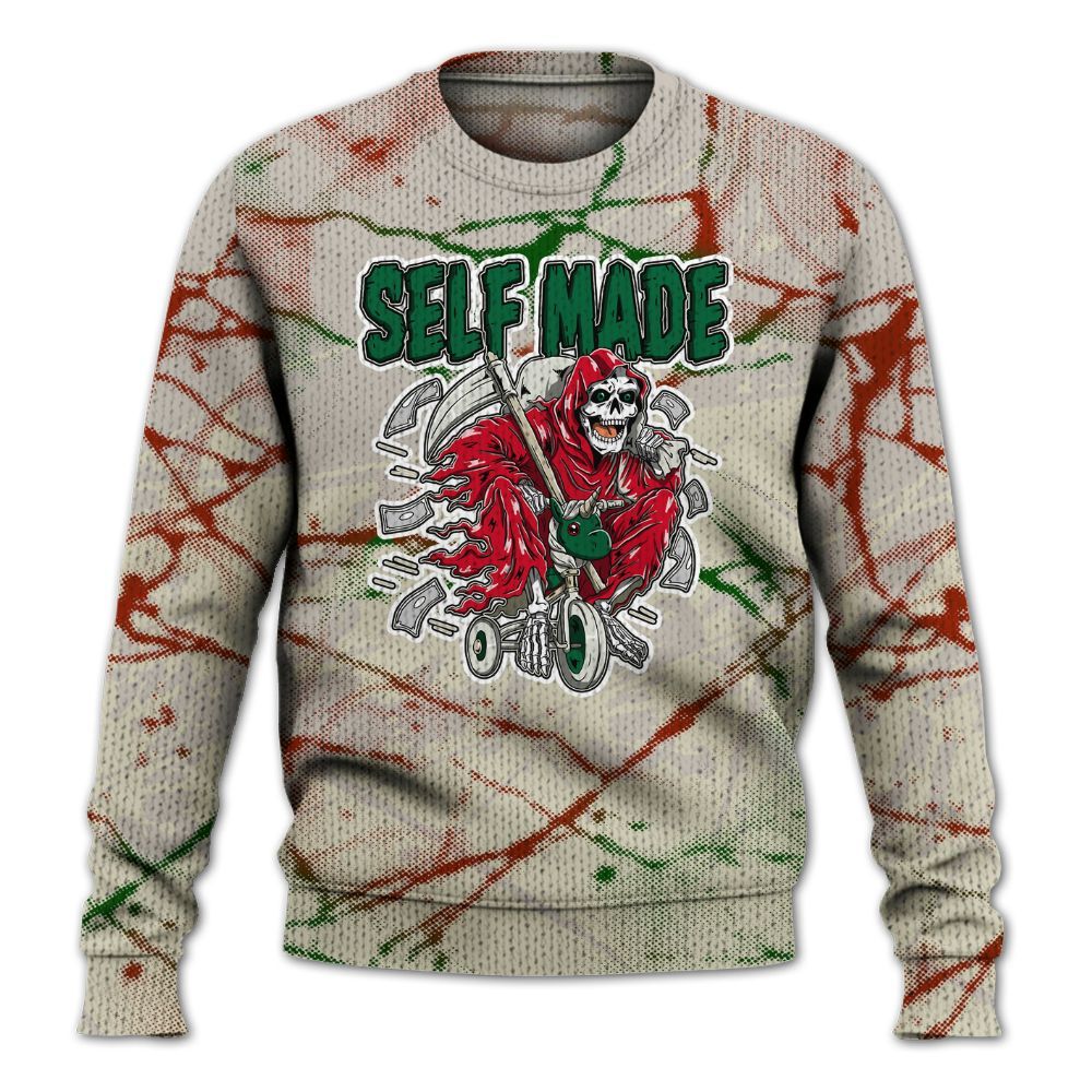 Knitted Sweater To Match El Grito 5s - Self Make Skeleton Profound