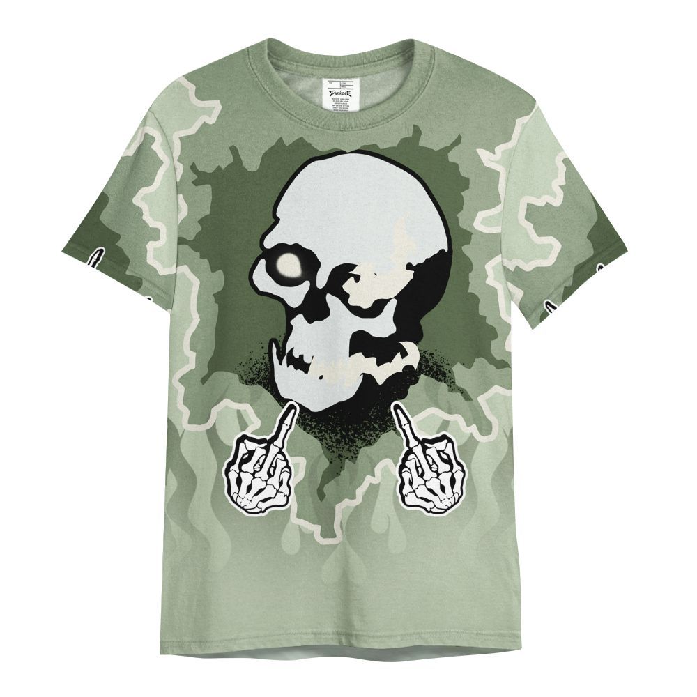 Shirt To Match Seafoam Sail 4s - F Around Find Out Graphic Trapped All Over Print