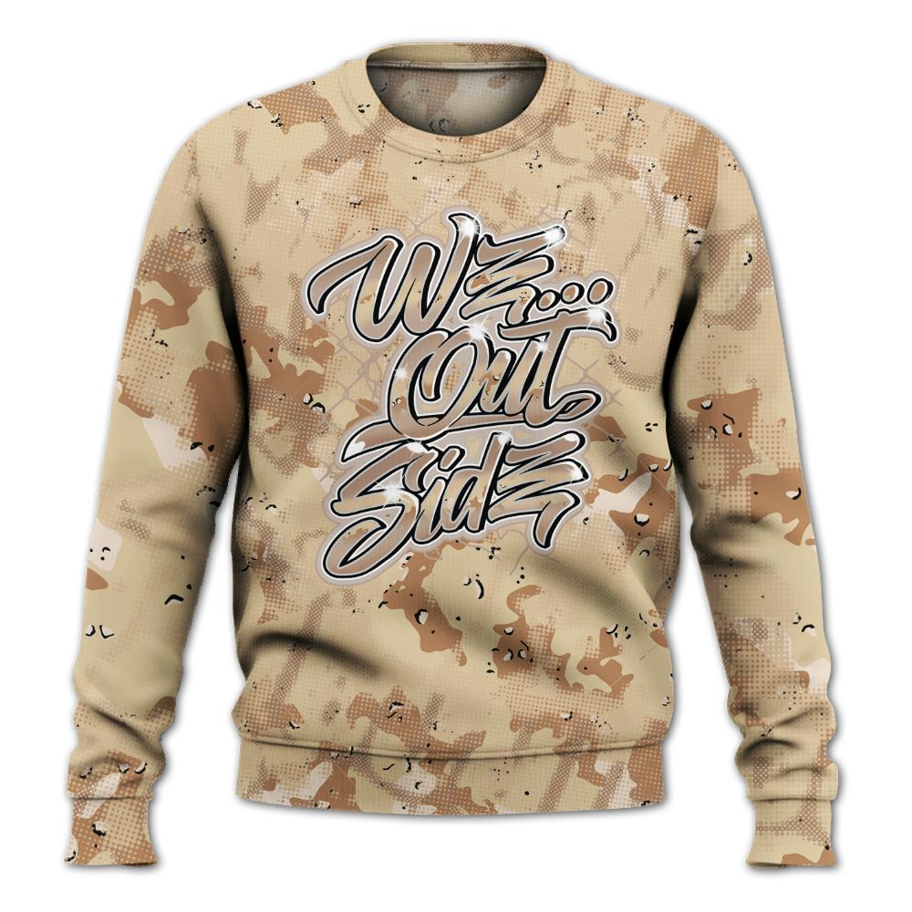 Sweatshirt To Match Desert Camo 3s - We OutSider Graphic Street All Over Print