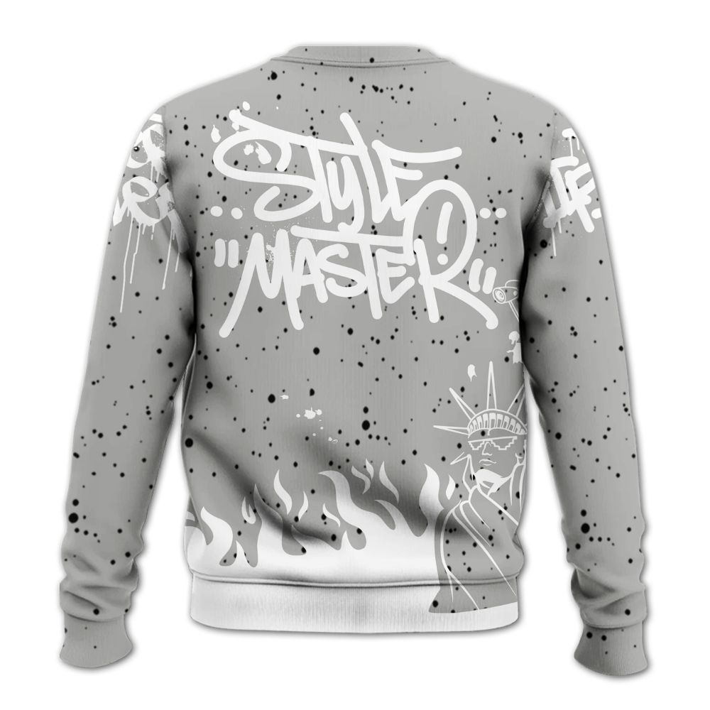 Sweatshirt To Match Retro White Oreo 4s - Graphic Fck Around Find Out All Over Print