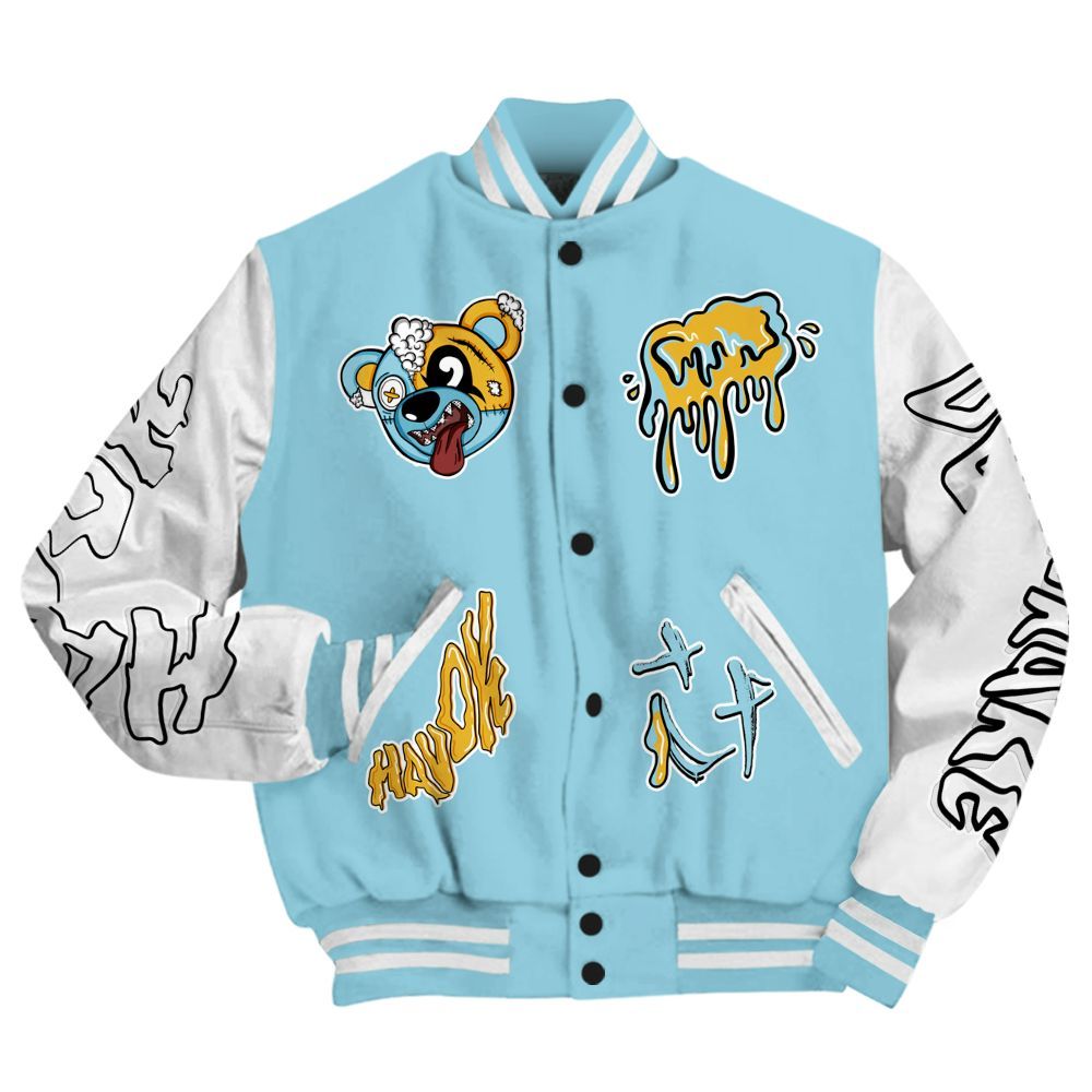 Varsity Jacket To Match Dunk High Homer Simpson - Havok Bear All Over Print