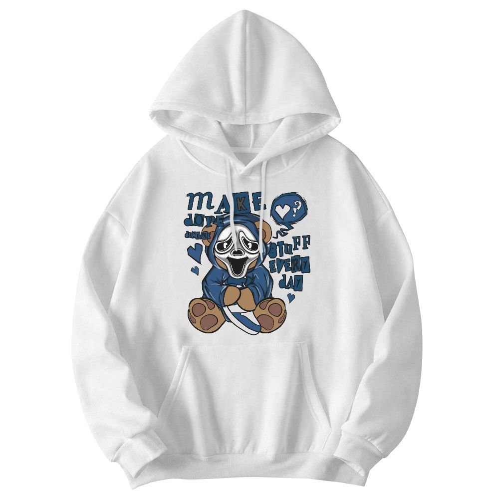 Sweatshirt To Match High OG Midnight Navy 1s - Make Dopes Bear Graphic