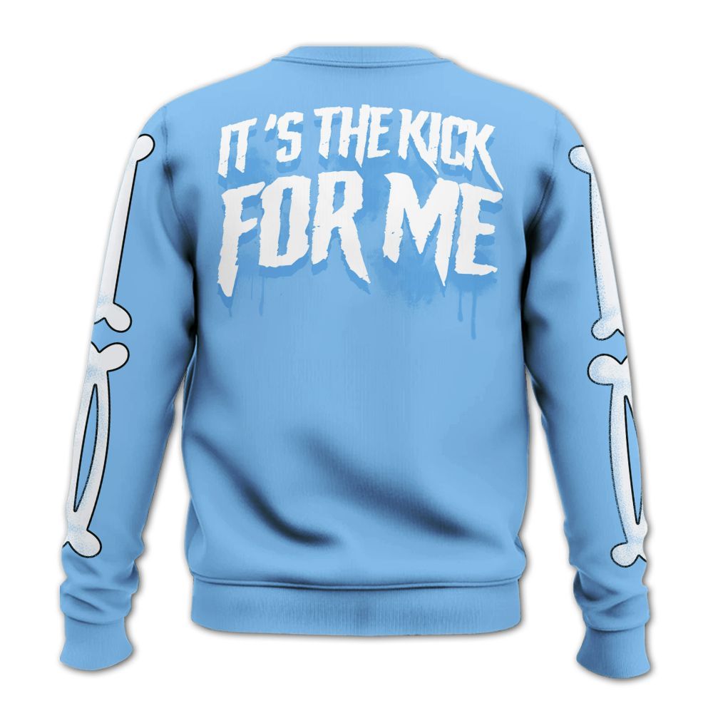 Sweatshirt To Match University Blue 5s - It's The Kick For Me All Over Print