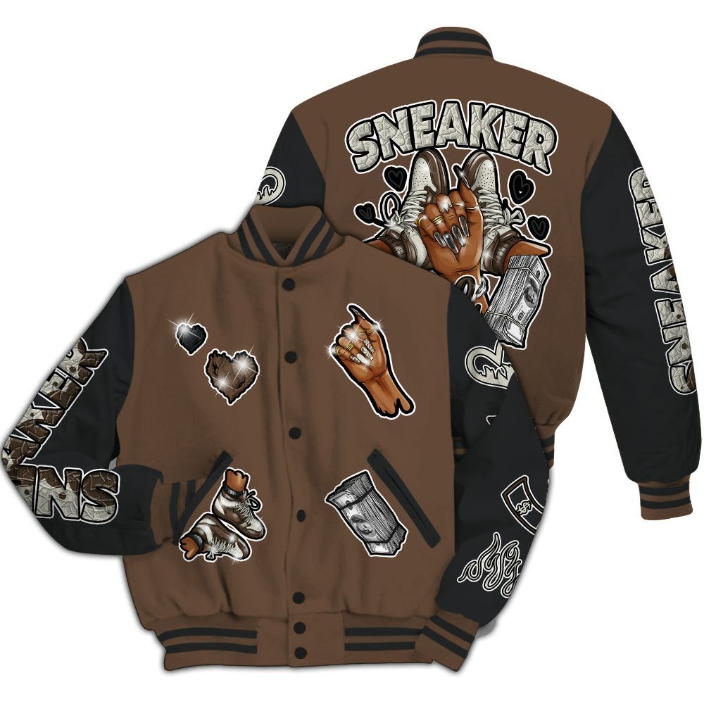 Varsity Jacket To Match Palomino 1s - Sneakerz Girlz All Over Print