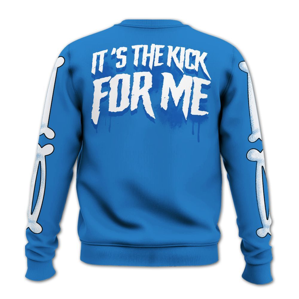 Sweatshirt To Match Hi-Res Blue 700s - It's The Kick For Me All Over Print