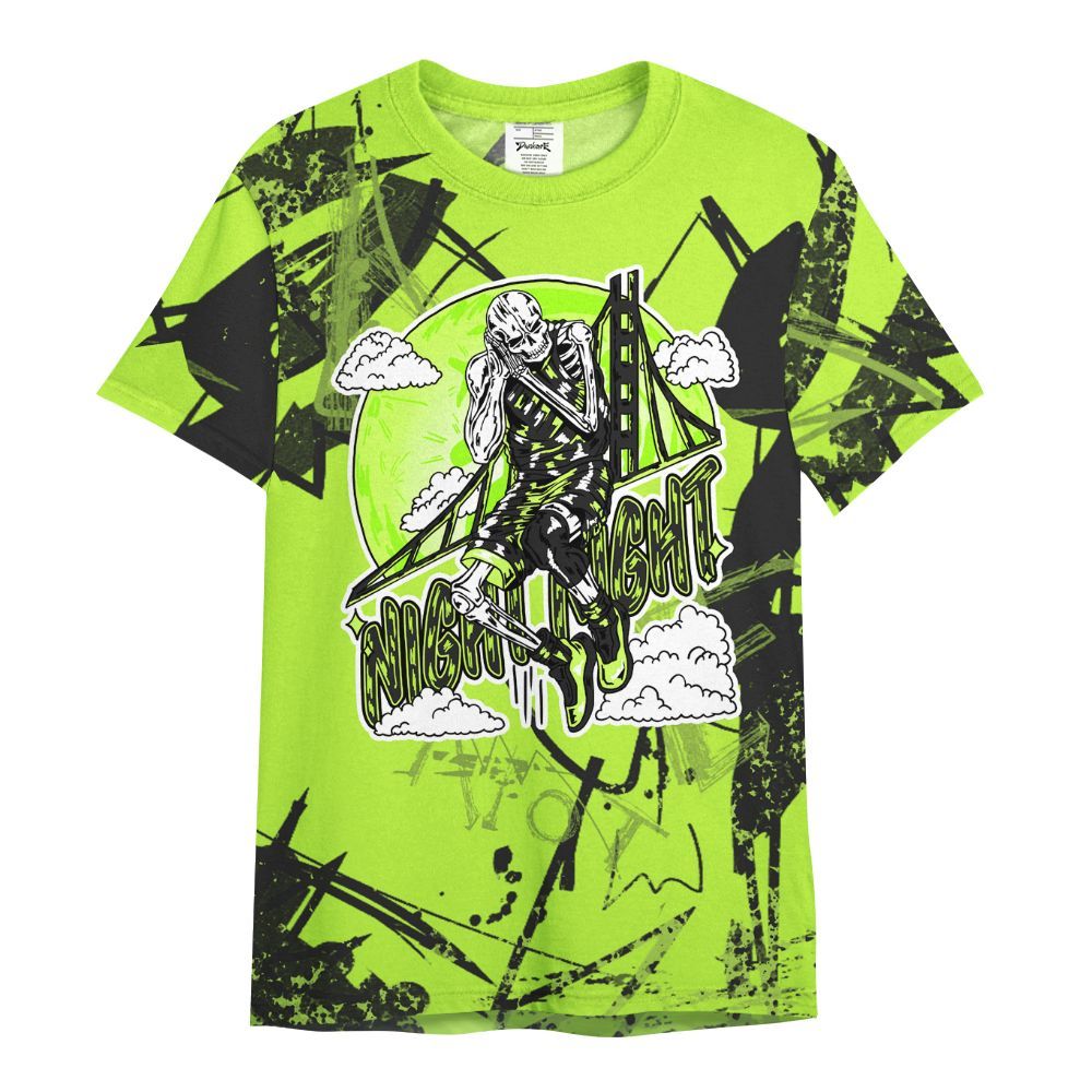 Shirt To Match Air Force 1 Low Dance Volt - Seeya Skeleton Messyz All Over Print