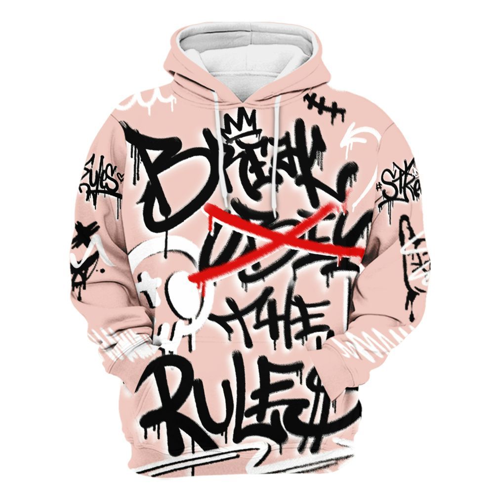 Hoodie To Match Low Legend Pink 11s - Break Rules Streetwear All Over Print