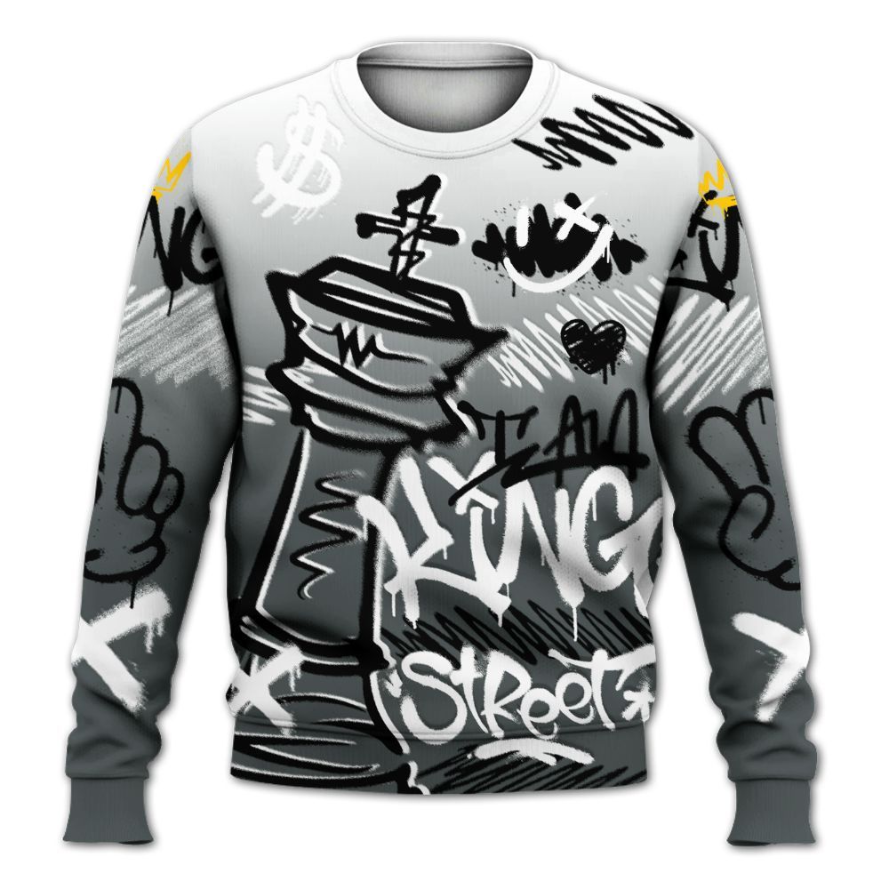 Sweatshirt To Match Black RM Nigel Sylvester 4s - Street King Chess Streetwear All Over Print