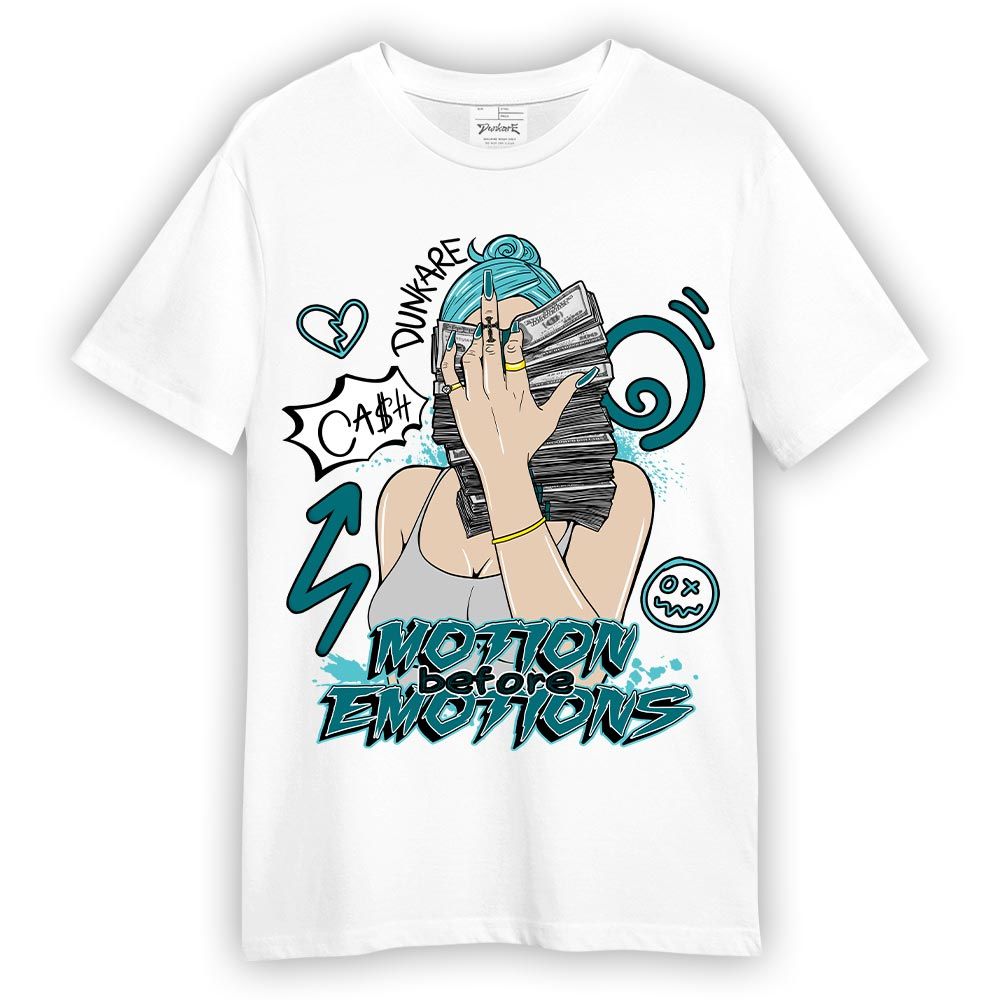 Shirt To Match Oxidized Green 4s T-- Motions Before Emotions Unique T-Shirt Unisex