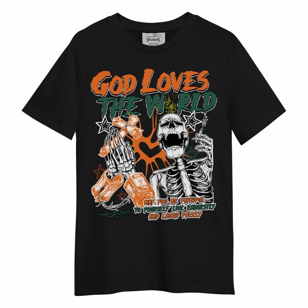 Shirt To Match Dunk Low Ceramic - God Loves The World Unisex Shirt