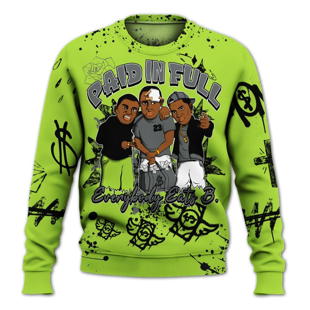 Sweatshirt To Match Air Max 95 Neon - Everybody Paid In Full Crayon All Over Print