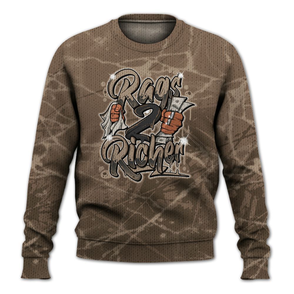 Knitted Sweater To Match Dark Mocha Jack - Rag 2 Rich Graphic