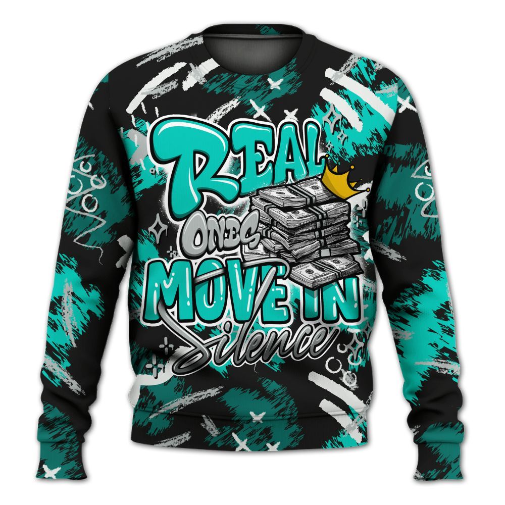 Sweatshirt To Match Air Max 95 Dark Tiffany - Real Ones Move In Streetwear All Over Print