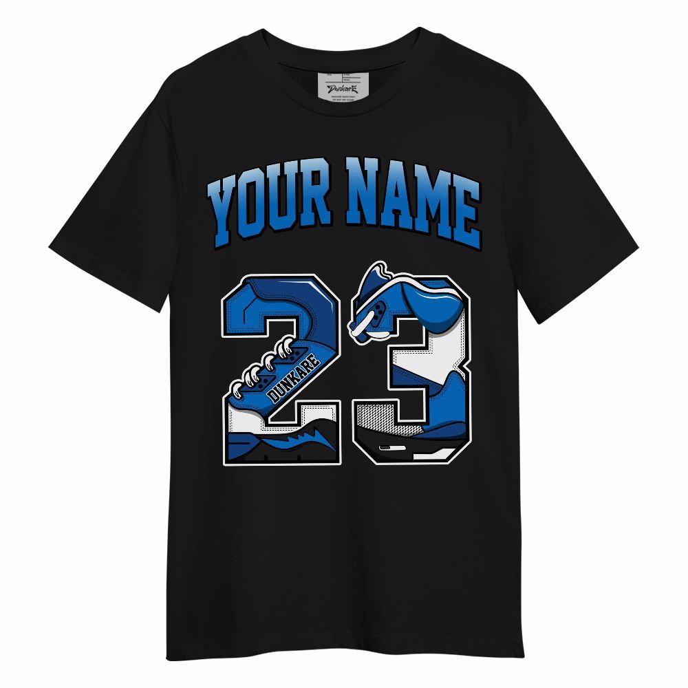 Shirt To Match Blueberry 12s - Custom Name Number 23 5s Unisex Shirt