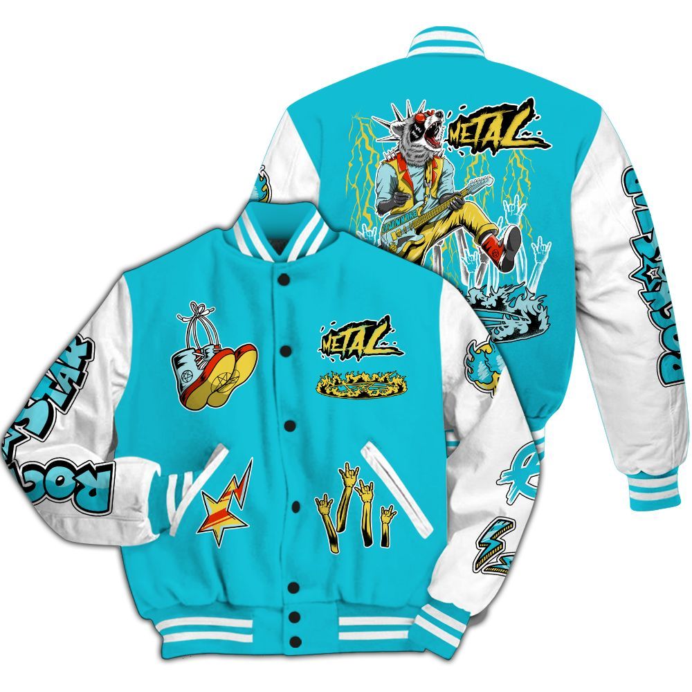 Varsity Jacket To Match Dunk Low KD 17 N7 - Punk Rock Raccoon All Over Print