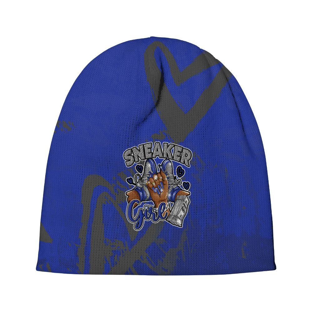 Beanie Hat To Match Air Max Plus Black Racer Blue - Sneakerz Girlz Heart Grunge Graphic