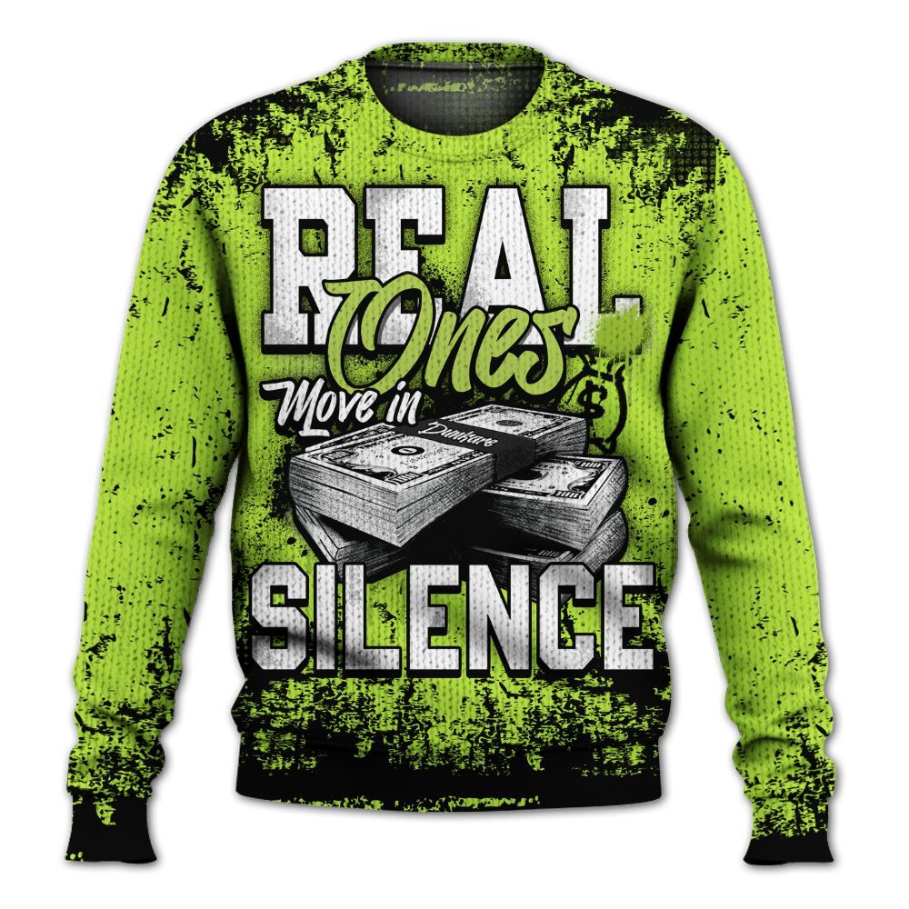 Knitted Sweater To Match Air Force 1 Low Dance Volt - Move In Silence Money Street Retro