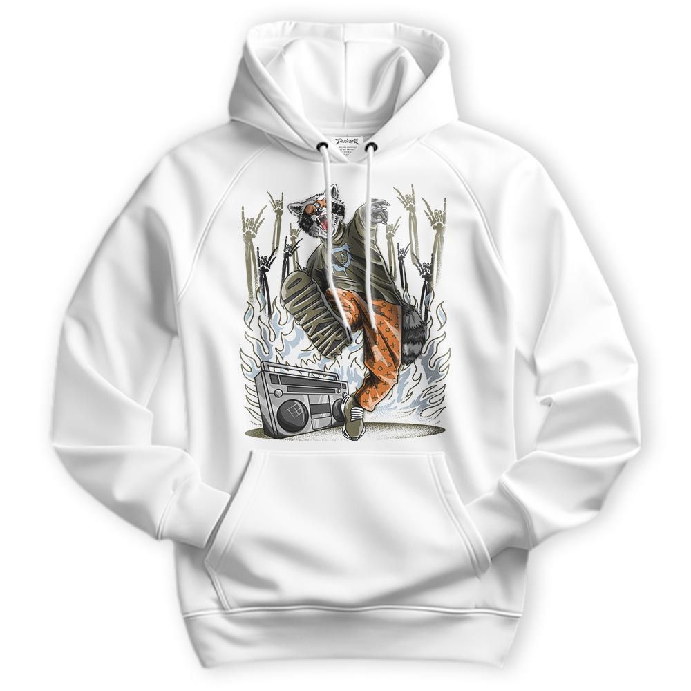 Sweatshirt To Match Olive 5s Hoodie - Hip Hop Raccoon Hoodie Unisex