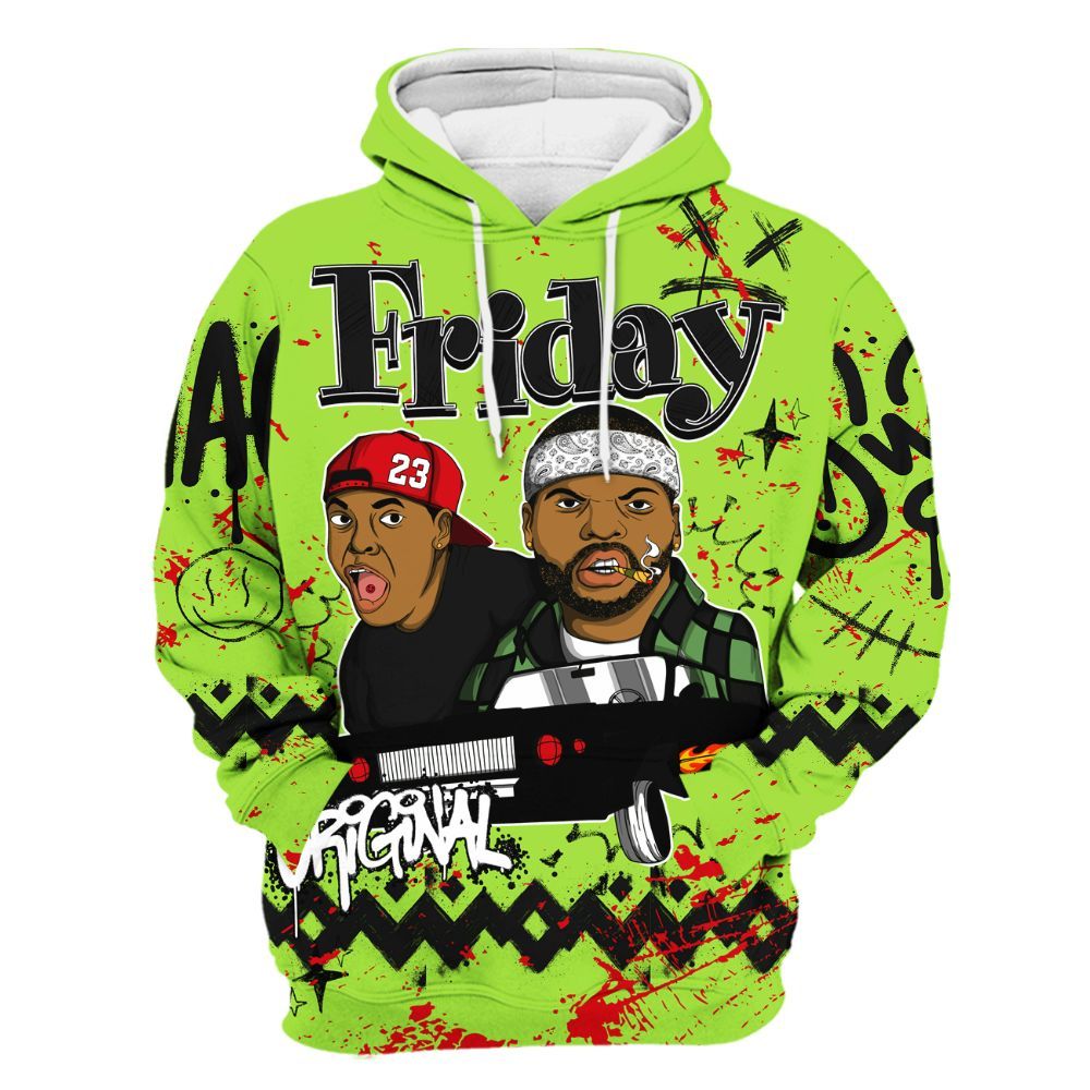 Hoodie To Match Kobe 6 SE Grinch - Friday Sneaker Crayon All Over Print
