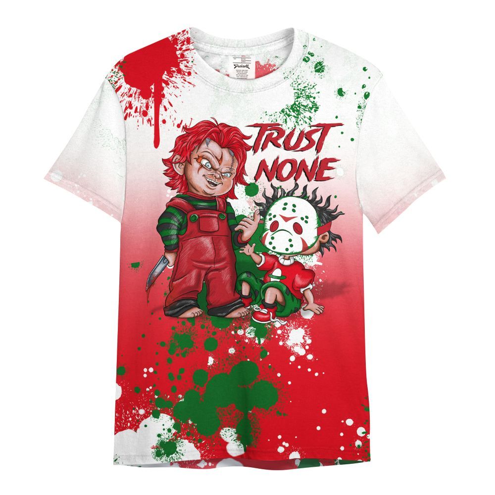 Shirt To Match Chicago 13s - Trust No One Scary All Over Print