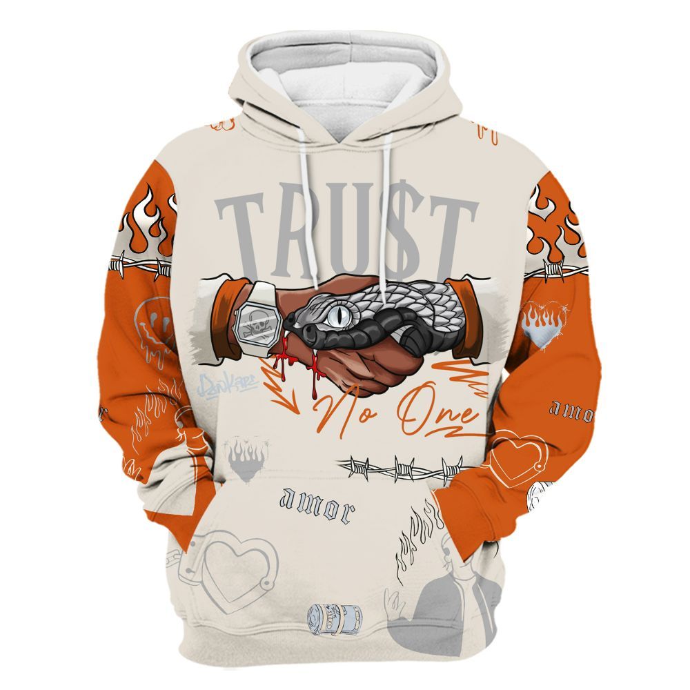 Hoodie To Match SE Craft 5s - Snake Trust No One All Over Print
