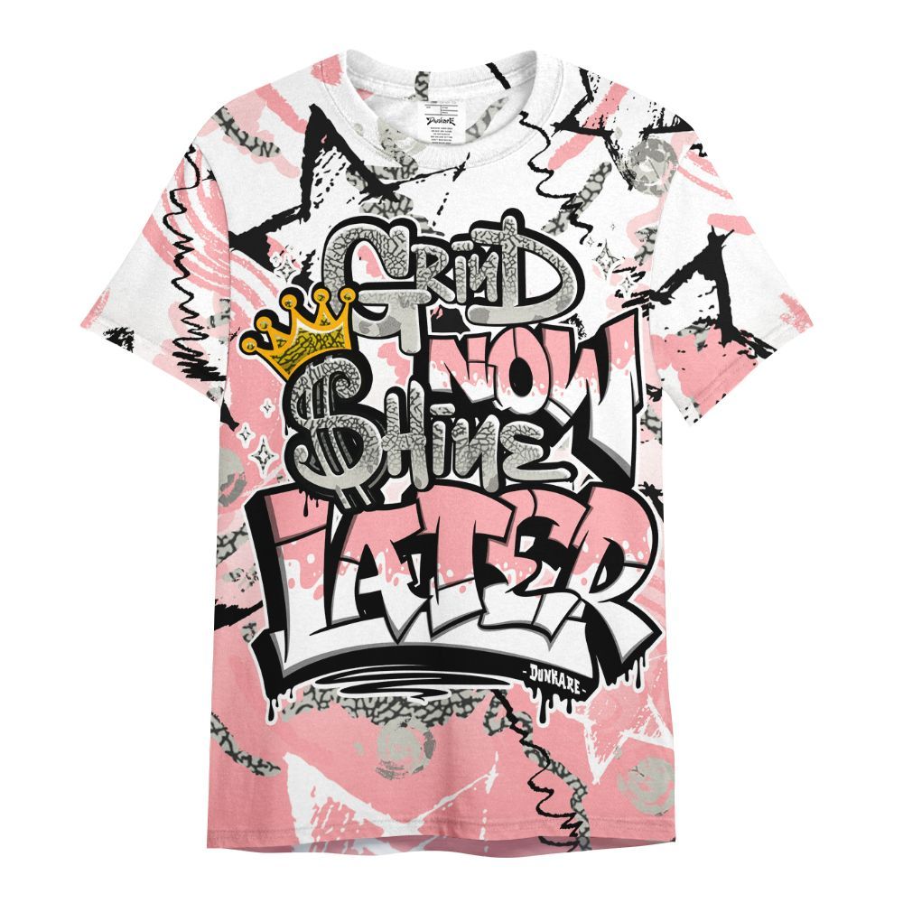 Shirt To Match Retro Wings 3s - Grind Shine Later Drip All Over Print