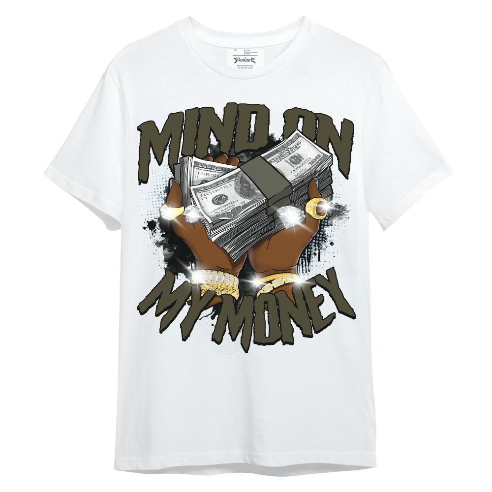 Shirt To Match Olive 5s - Mind On My Money Graphic Unisex Shirt