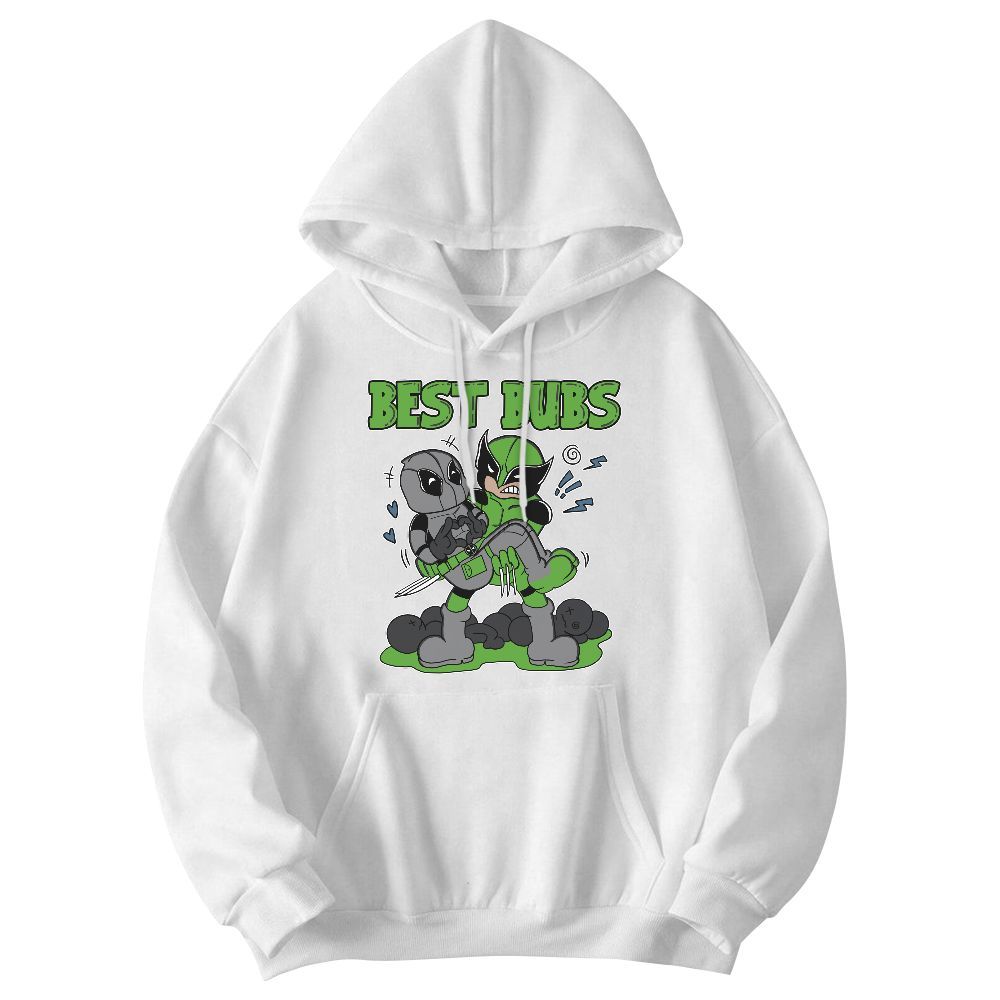 Sweatshirt To Match Retro Green Bean 5s - Bubs Cartoon Graphic