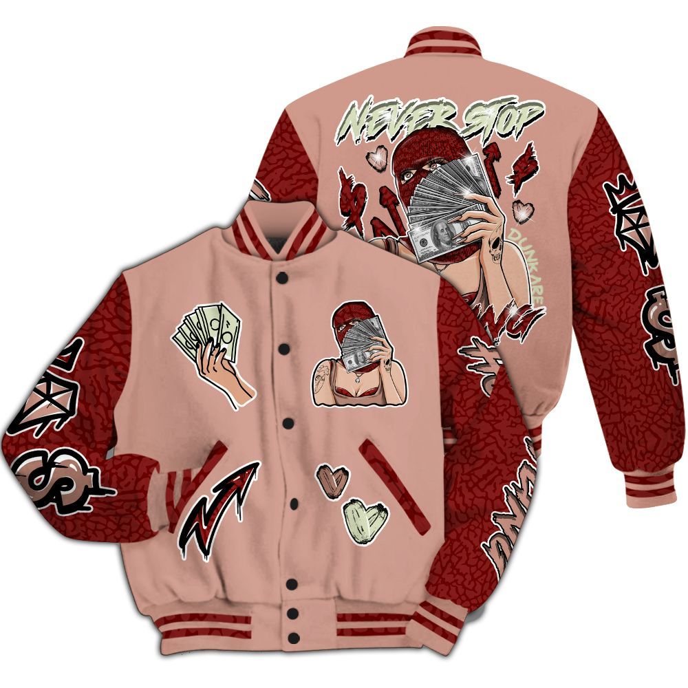 Varsity Jacket To Match Valentines Day 3s - Hustling Unique All Over Print