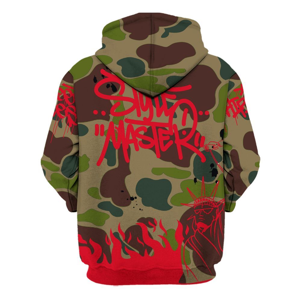 Hoodie To Match Air Max 90 Duck Camo Red - Graphic Fck Around Find Out All Over Print