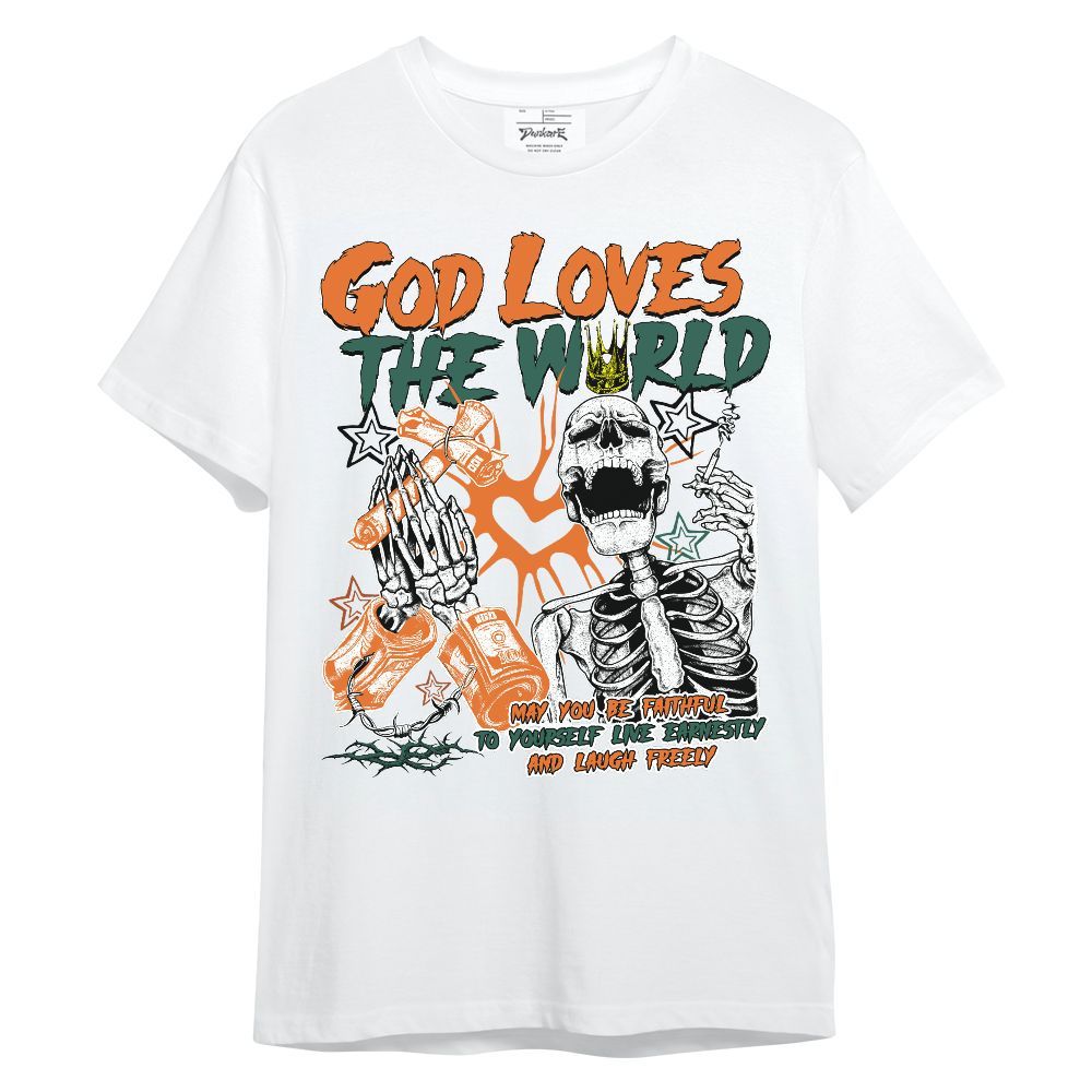Shirt To Match Dunk Low Ceramic - God Loves The World Unisex Shirt