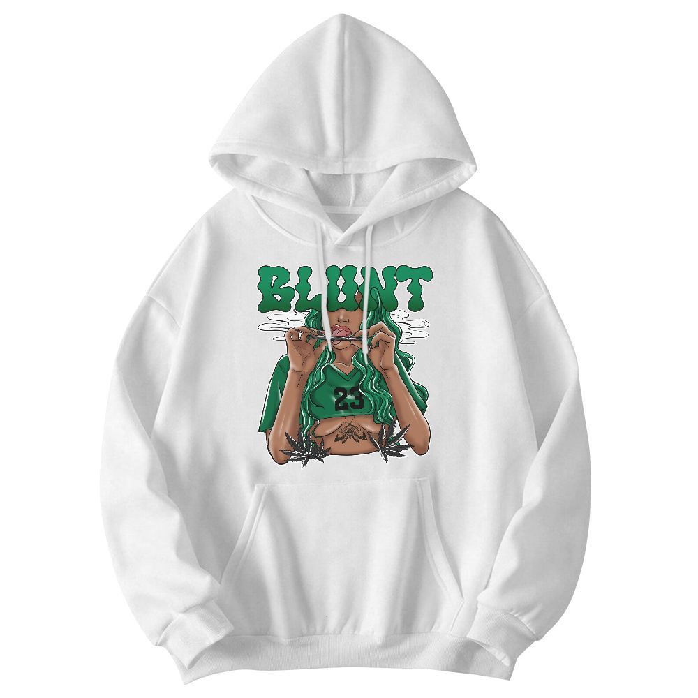 Sweatshirt To Match Mid Lucky Green 1s - Bluntz Unique Graphic