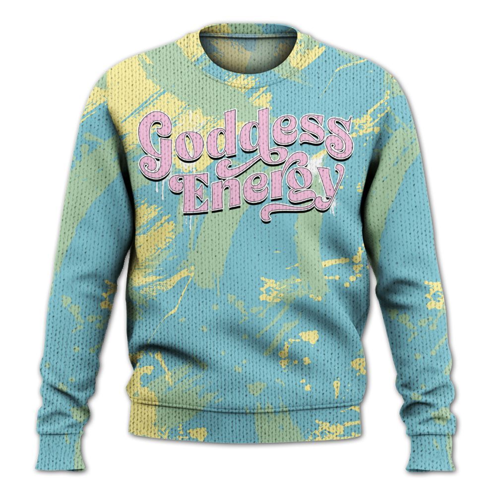 Knitted Sweater To Match SB Dunk Low Visty - Goddess Energy Retro