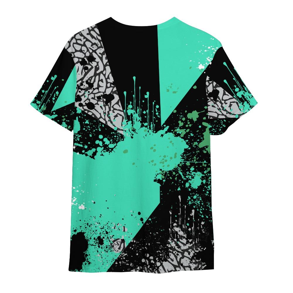 Shirt To Match Shirt Streetwear Kream Drip, 3 Green Glow T-- To Match Sneaker Black Green Glow 3s Graphic Tee NCT