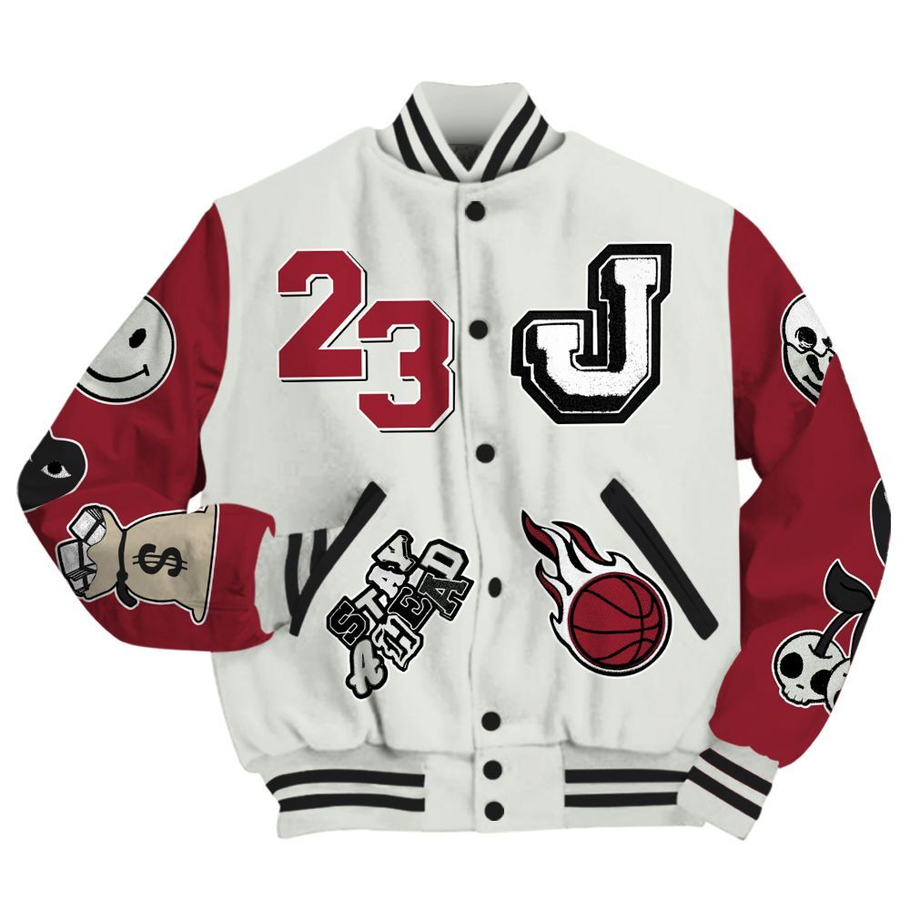 Varsity Jacket To Match Chicago 2025 40s - Hustles Money Number 23 All Over Print