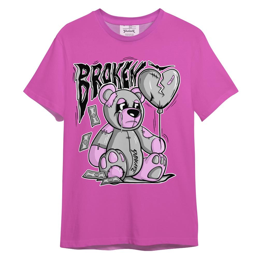 Shirt To Match Hyper Violet 4s T-- Broken Bear Color T-Shirt Unisex 2304 NCMD
