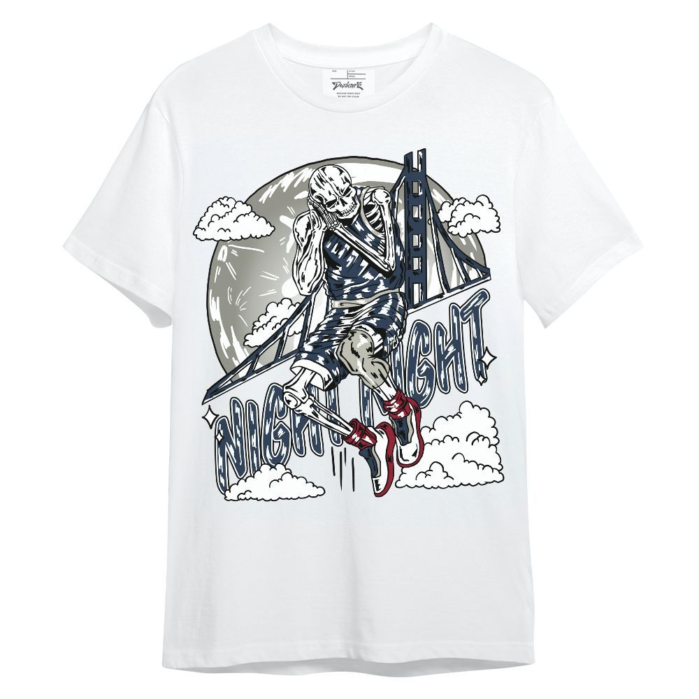 Shirt To Match Navy Blue 2024 6s - Seeya Skeleton Unisex Shirt