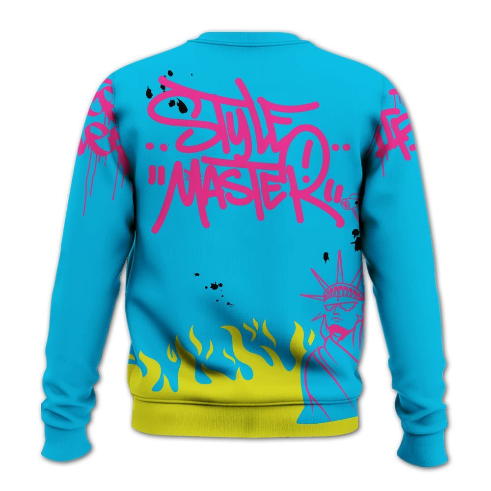 Sweatshirt To Match Tokyo Nights Stewie 3s - Graphic Fck Around Find Out All Over Print