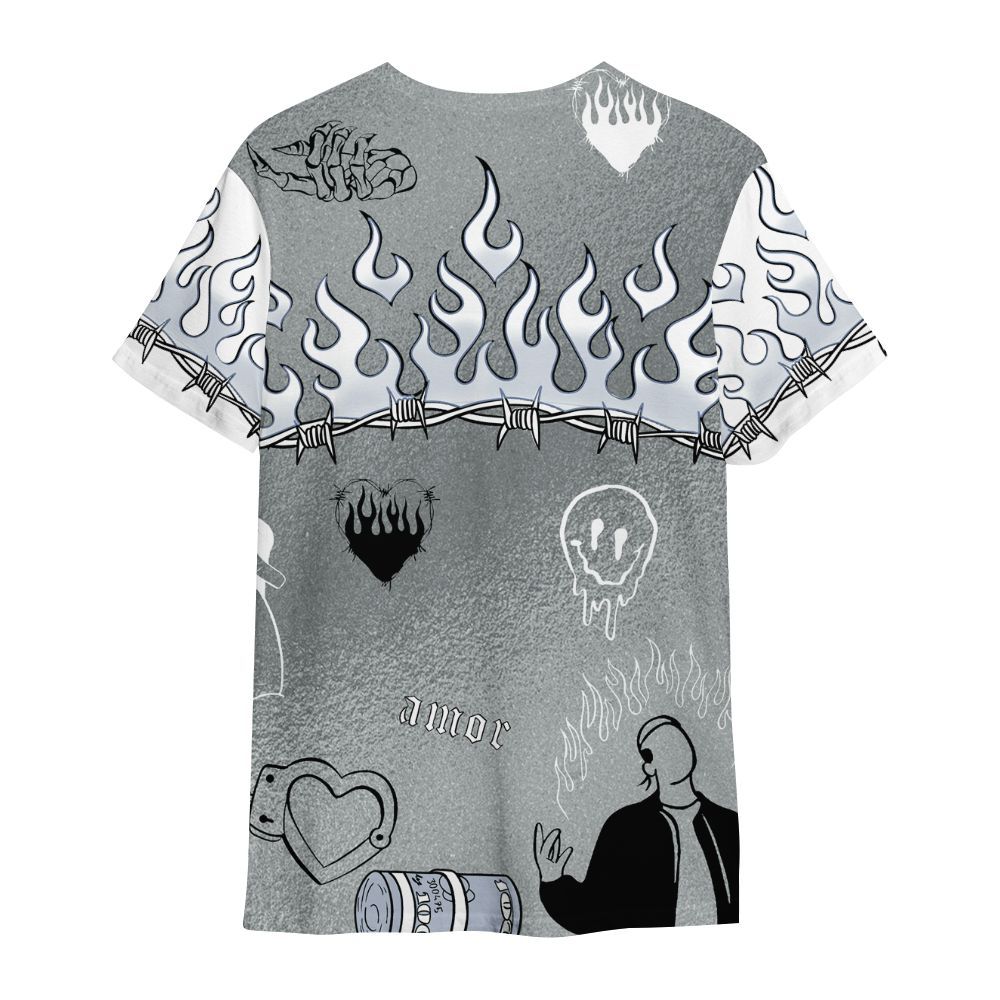 Shirt To Match White Metallic 2026 5s - Snake Trust No One All Over Print