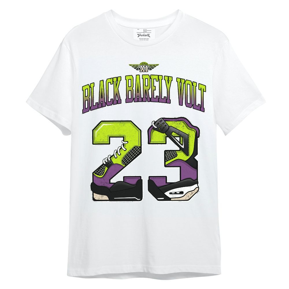 Shirt To Match GS Black Barely Volt 11s - Number 23 Dirty 4s Graphic