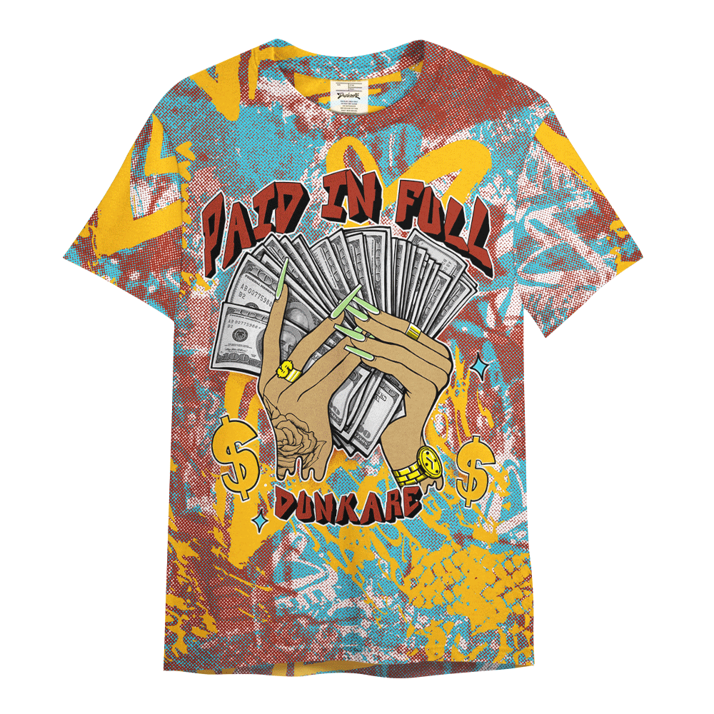 Shirt To Match SB Dunk Di'Orr Greenwood - Paid In Full Unique Heart Grunge Shirt Unisex
