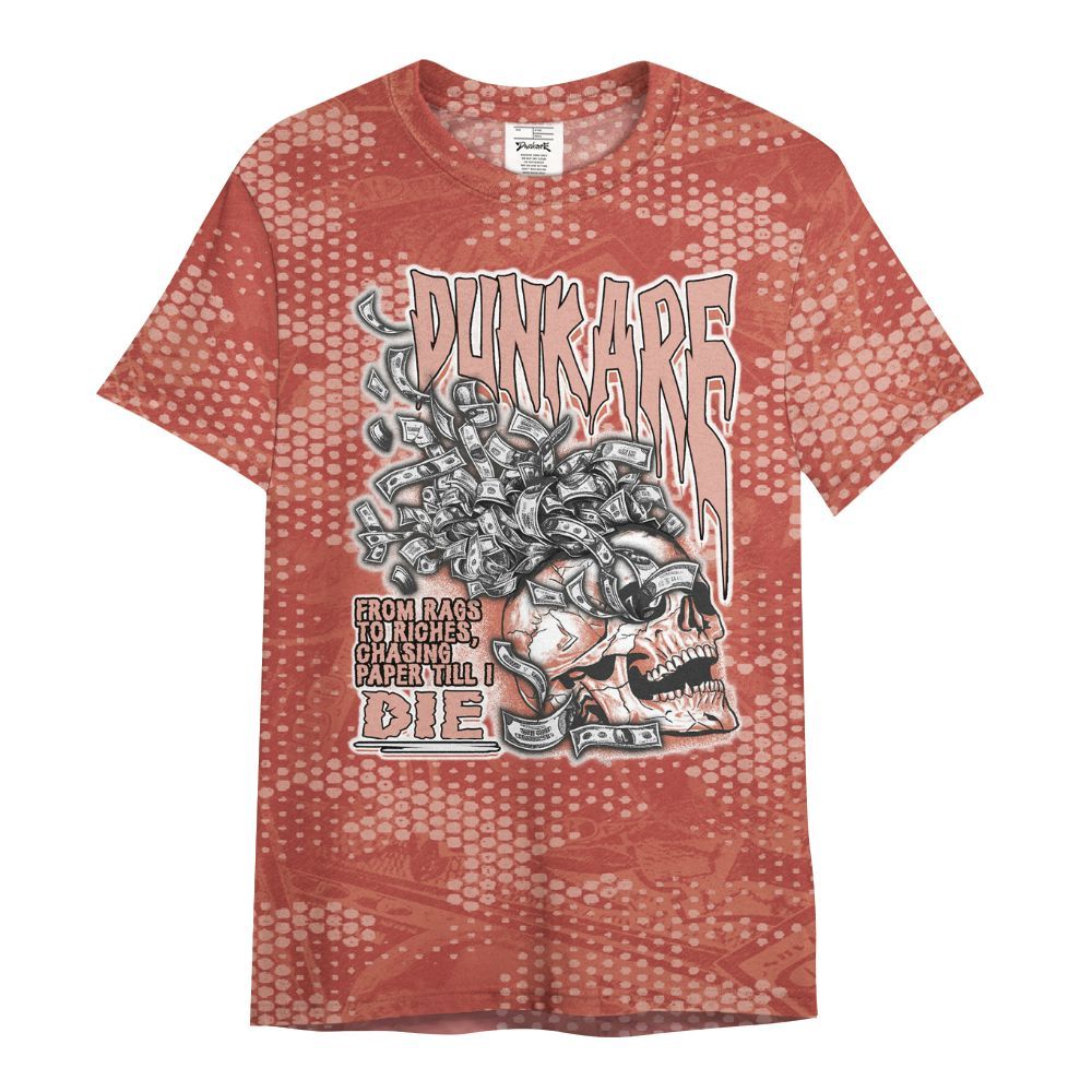 Shirt To Match Dune Red 13s - From Rags To Riches All Over Print